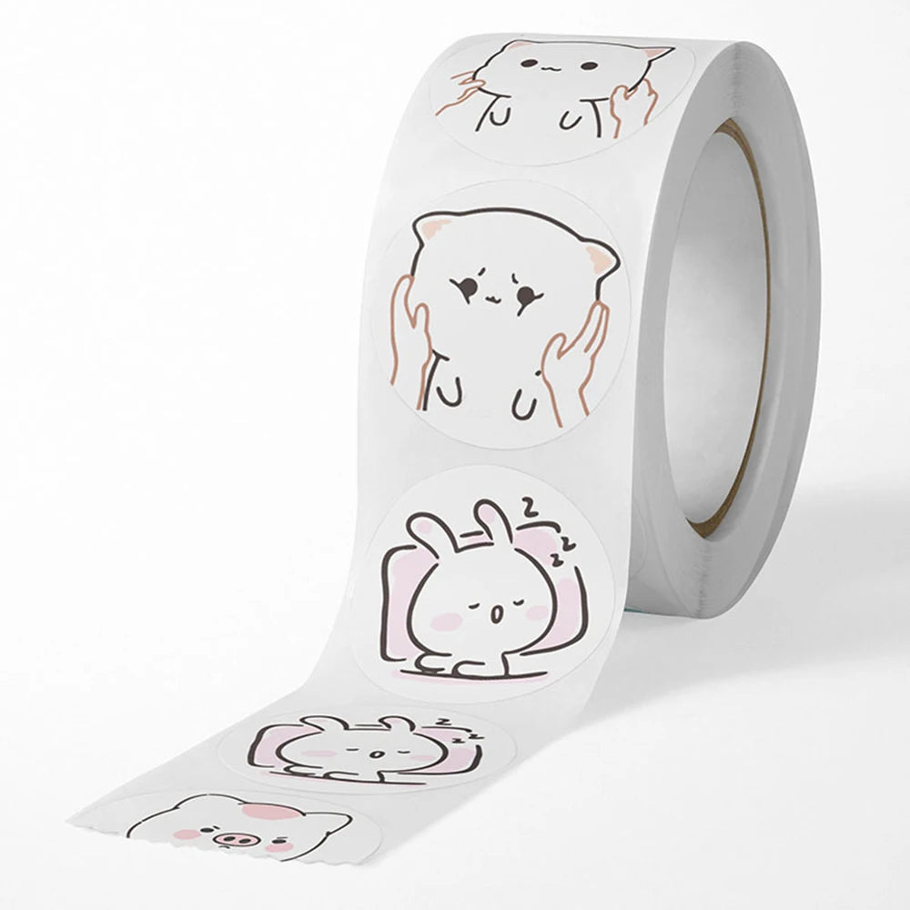 100-500pcs Teacher Reward Stickers for Kids Children School Encouragement Students Games Toy Animals Stationery Sticker