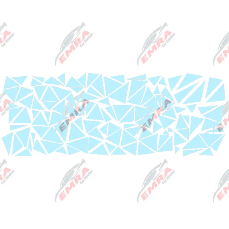 Triangle Car Sticker Decoration Side External Accessories Camouflage Kit Wrap Camo Tuning Styling Waterproof Vinyl Decals