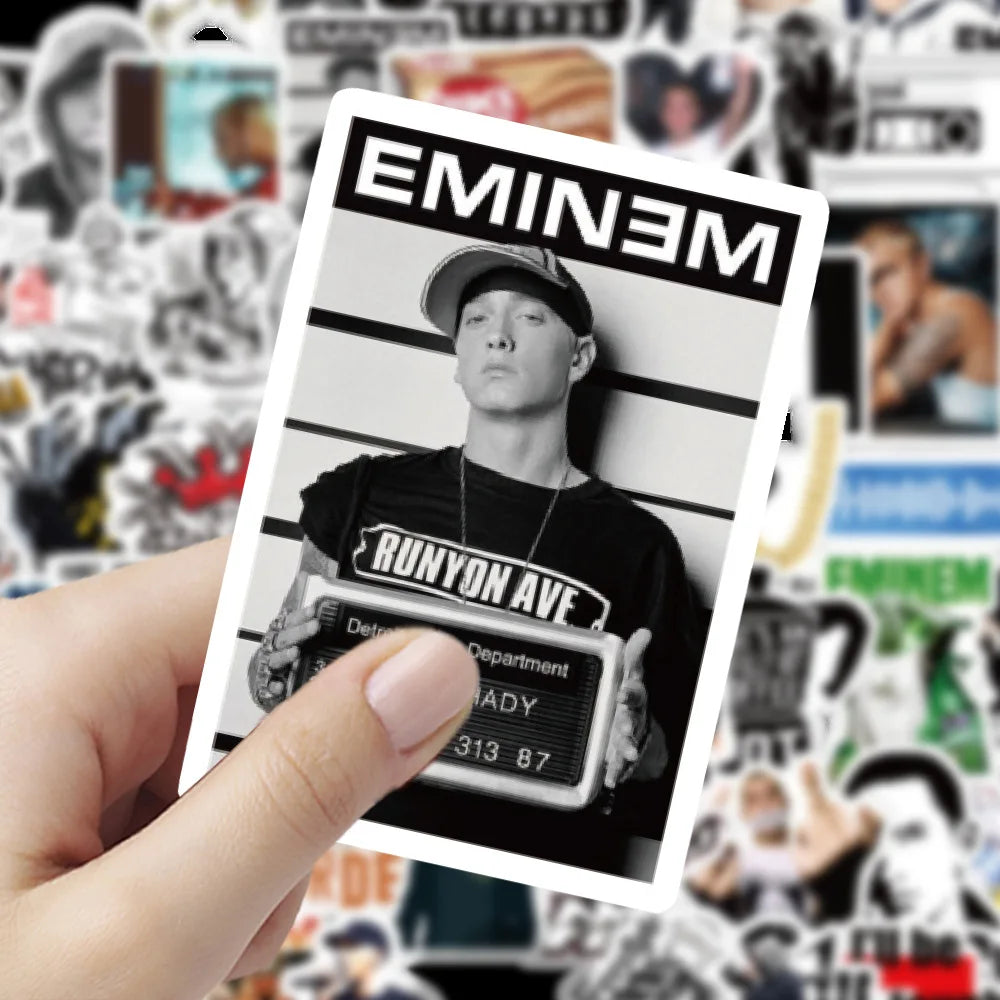 Killer White Detroit Rapper Eminem Sticker Pack