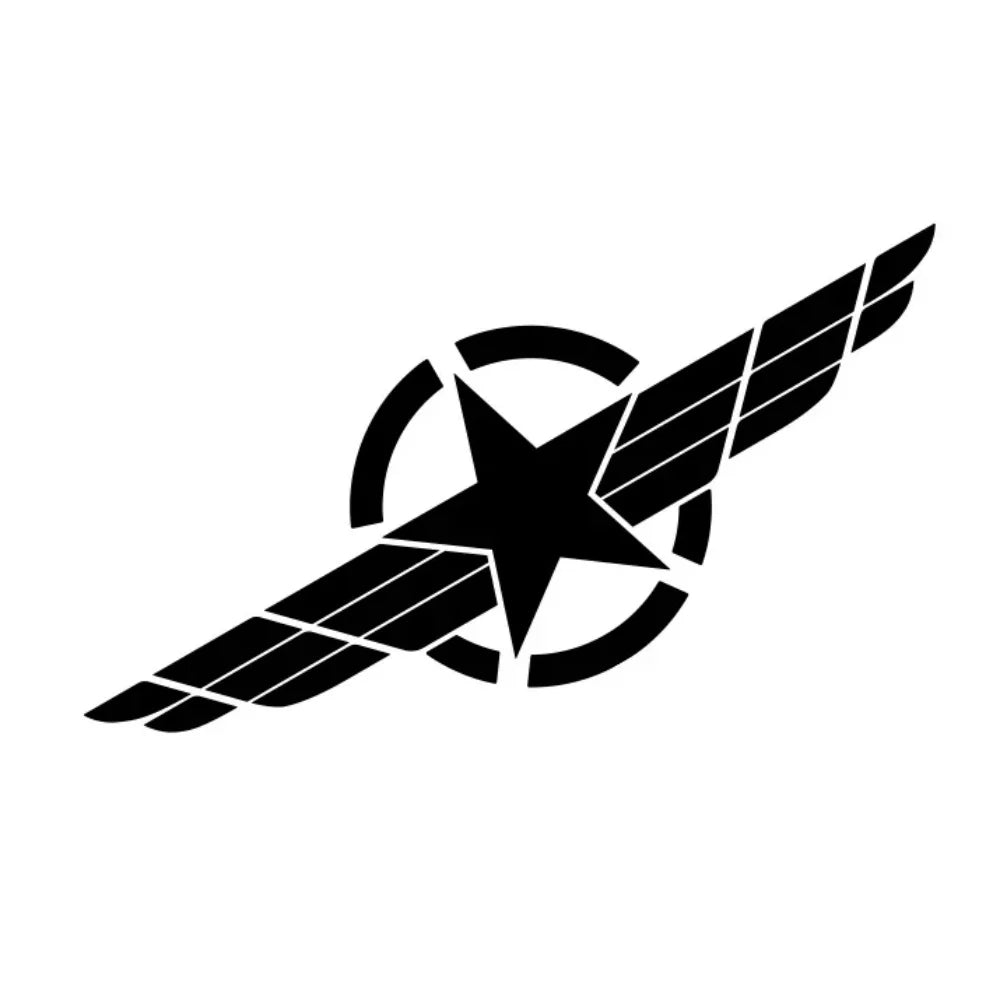 Car Hood Bonnet Cover Five Stars Stripe Stickers Racing Sport Fashion Vinyl Decals Auto Decor Accessories Car Sticker