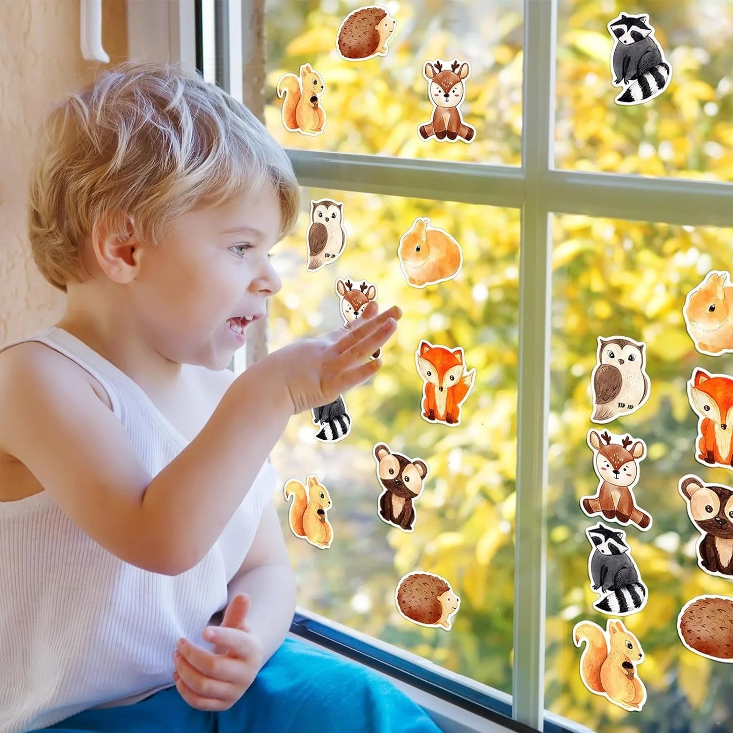 100-500pcs Cute Animals Stickers Reward Stickers For Kids For Students Motivational Gift Decoration Label Stationery Sticker