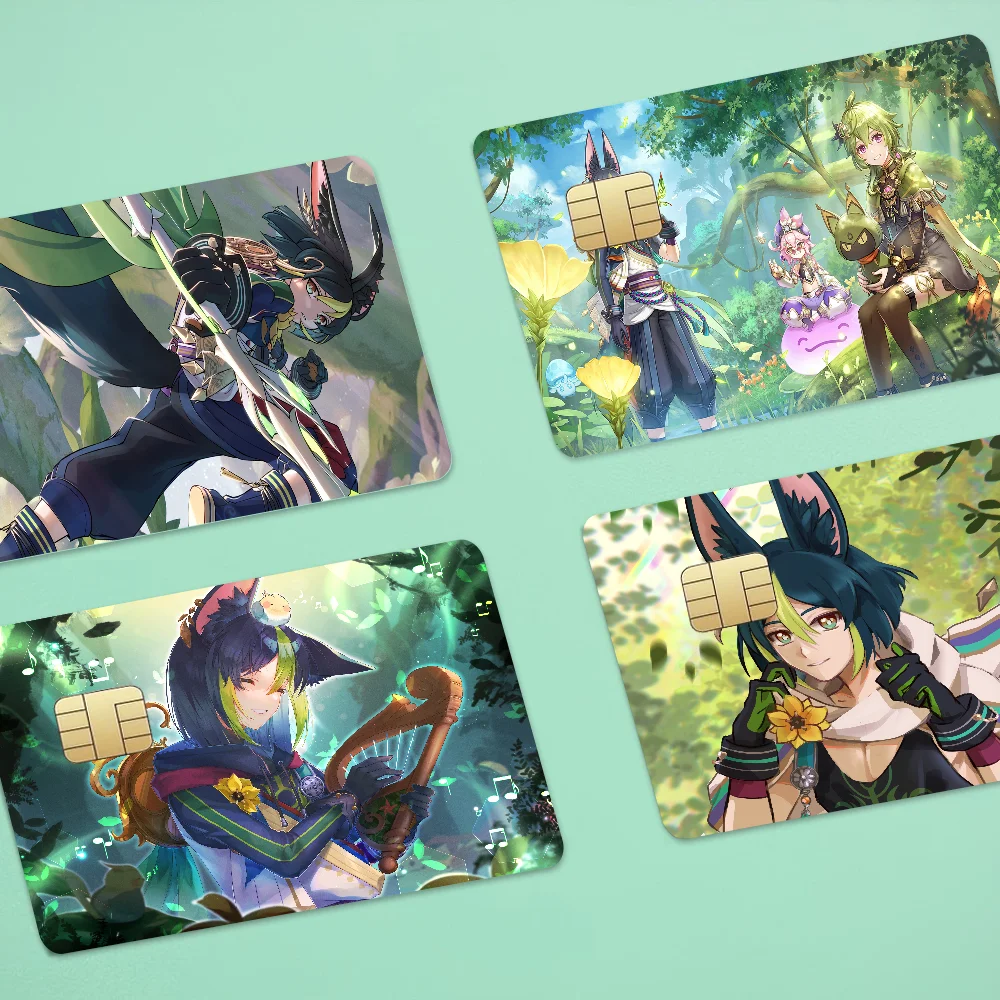 Tighnari Genshin Impact Credit Card Sticker Waterproof