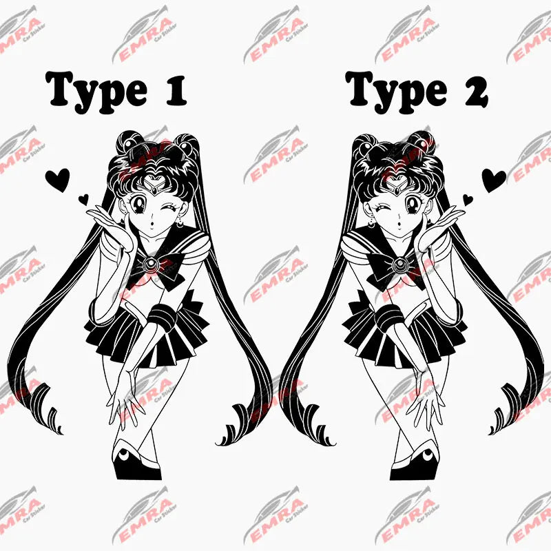 Waterproof Anime Car Decal Maiden PVC Vinyl Sticker