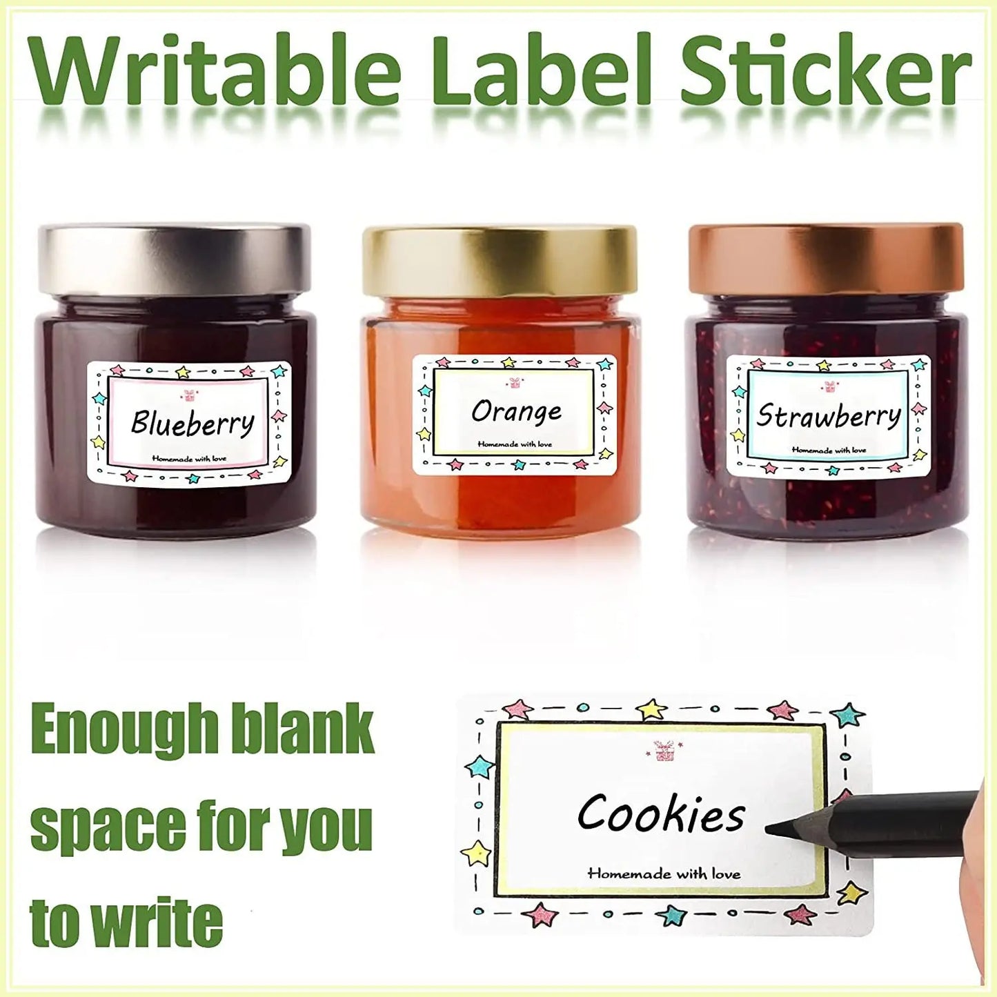 Wholesale 250 Stickers/rolls Color Border Name Stickers Classification Marks Sticker Sticker Label Office Stationery