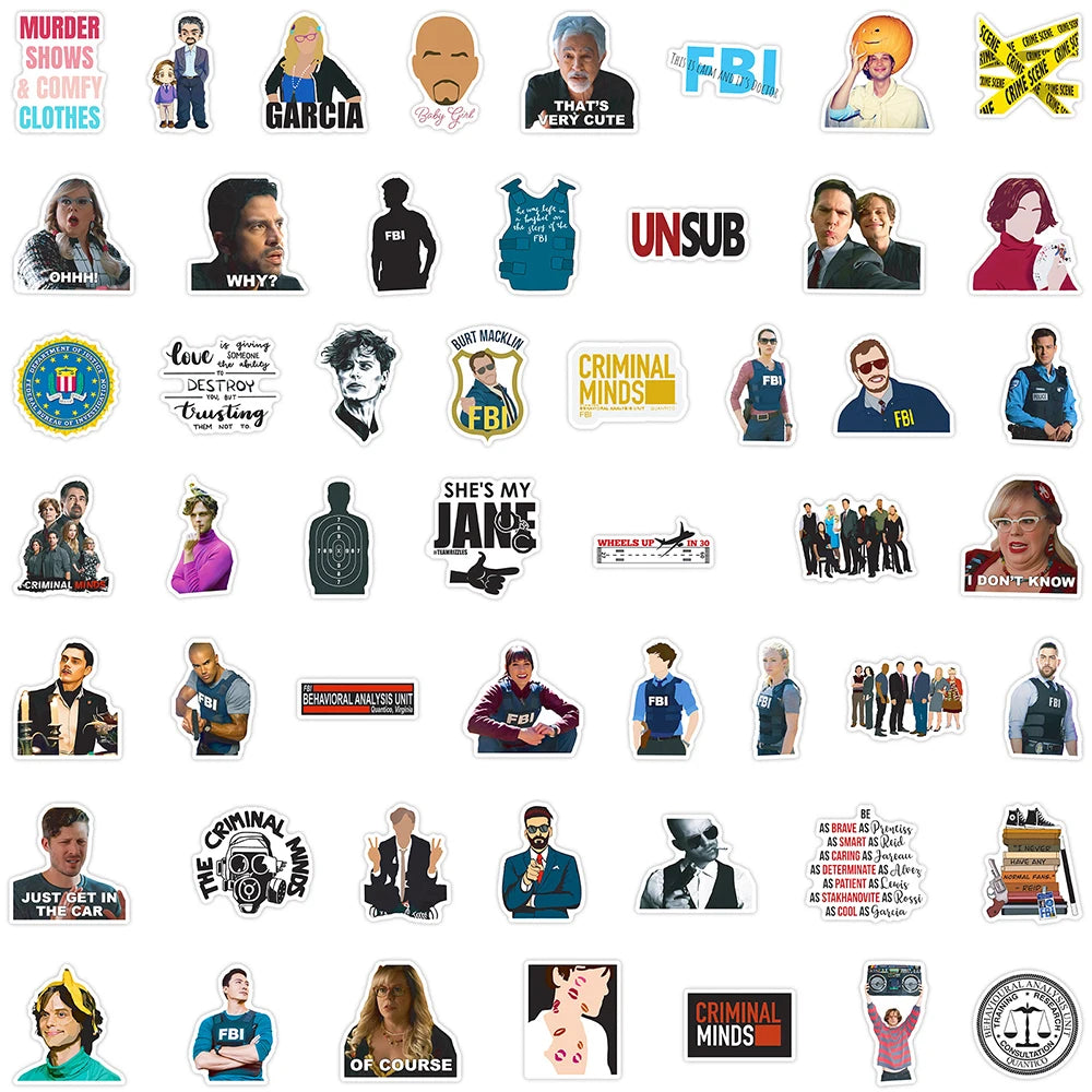 Criminal Minds Sticker Packs