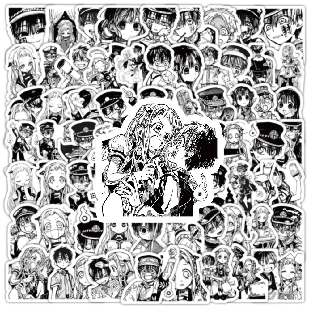 Toilet Bound Hanako Kun Stickers Anime Decals for Luggage Laptop Phone Car Bike Skateboard