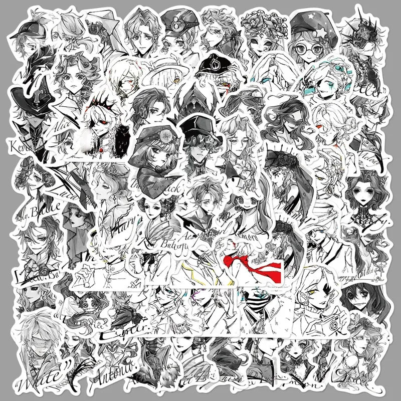 62pcs Punk Game Graffiti Stickers for Helmet, Desktop, Wall Decoration