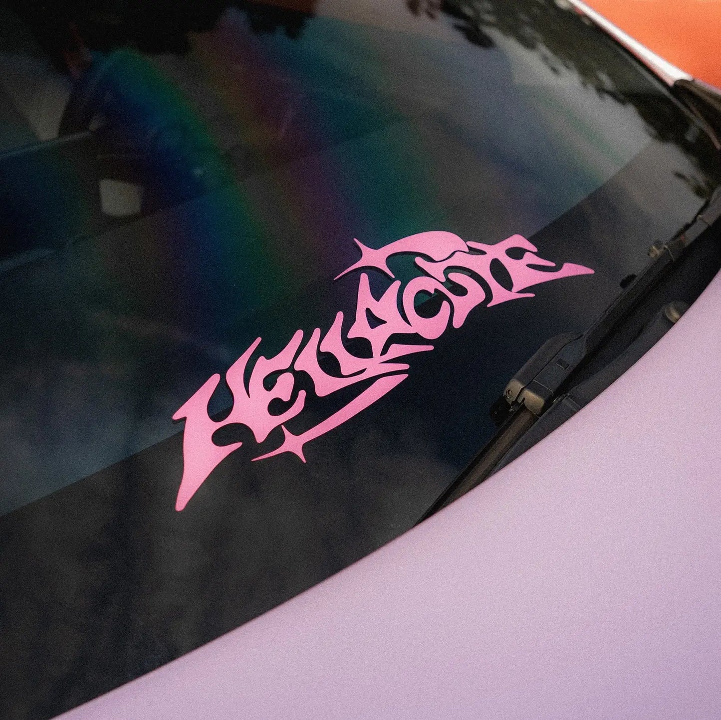 Hellacute Car & Motorcycle Windshield Waterproof Decal