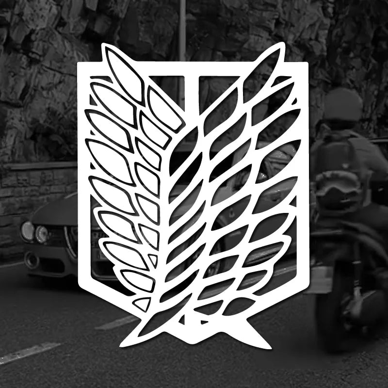 Wings of Freedom Cartoon Stickers for Cars & Laptops