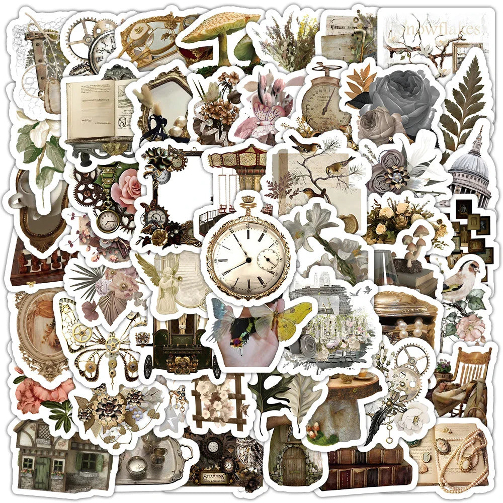 Vintage Cartoon Graffiti Stickers Decals for Laptop Phone Suitcase