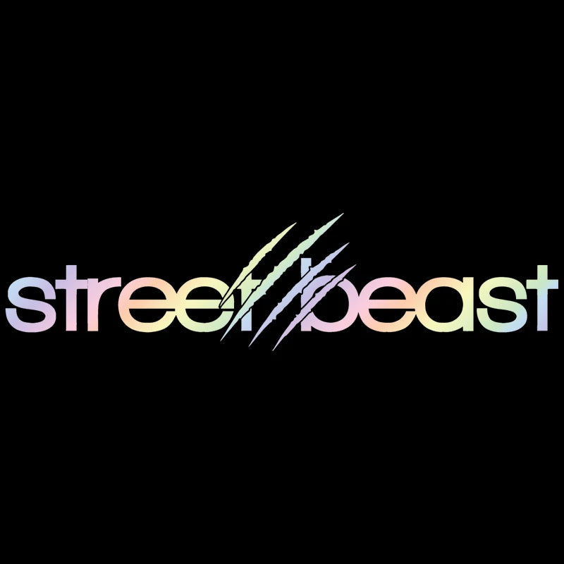 Street Beast for Car Sticker Decoration Windshield Banner JDM Sticker Claw Mark External Accessories Waterproof PVC Vinyl Decals