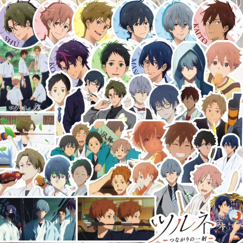 70pcs Hyouka Archery Club Anime Stickers for Laptop, Suitcase, Water Cup, Stationery