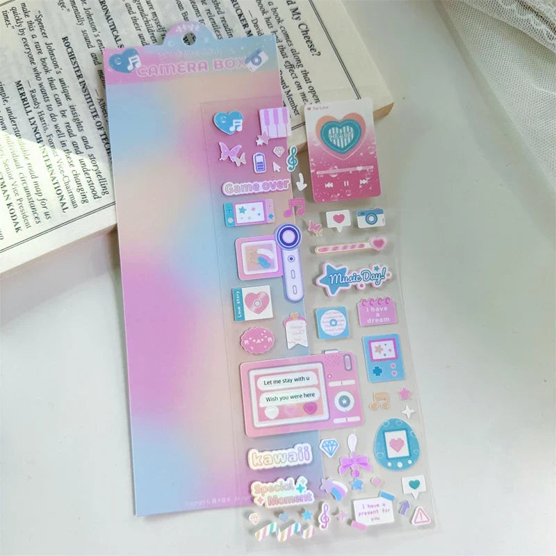 Y2K Aesthetic Dialog Box Sticker Scrapbook Deco