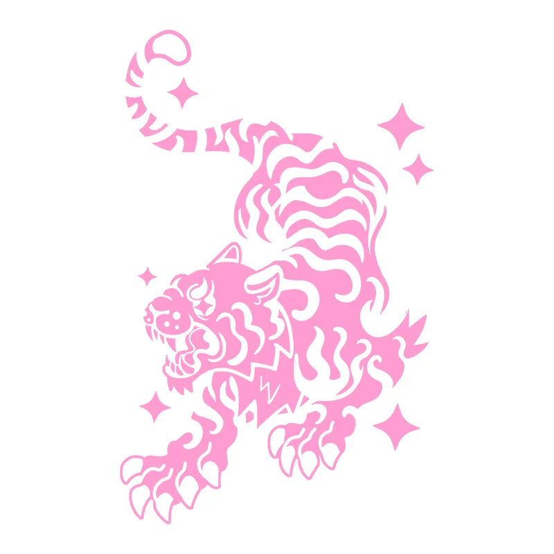 Tiger Car Window Stickers Waterproof Vinyl Decals