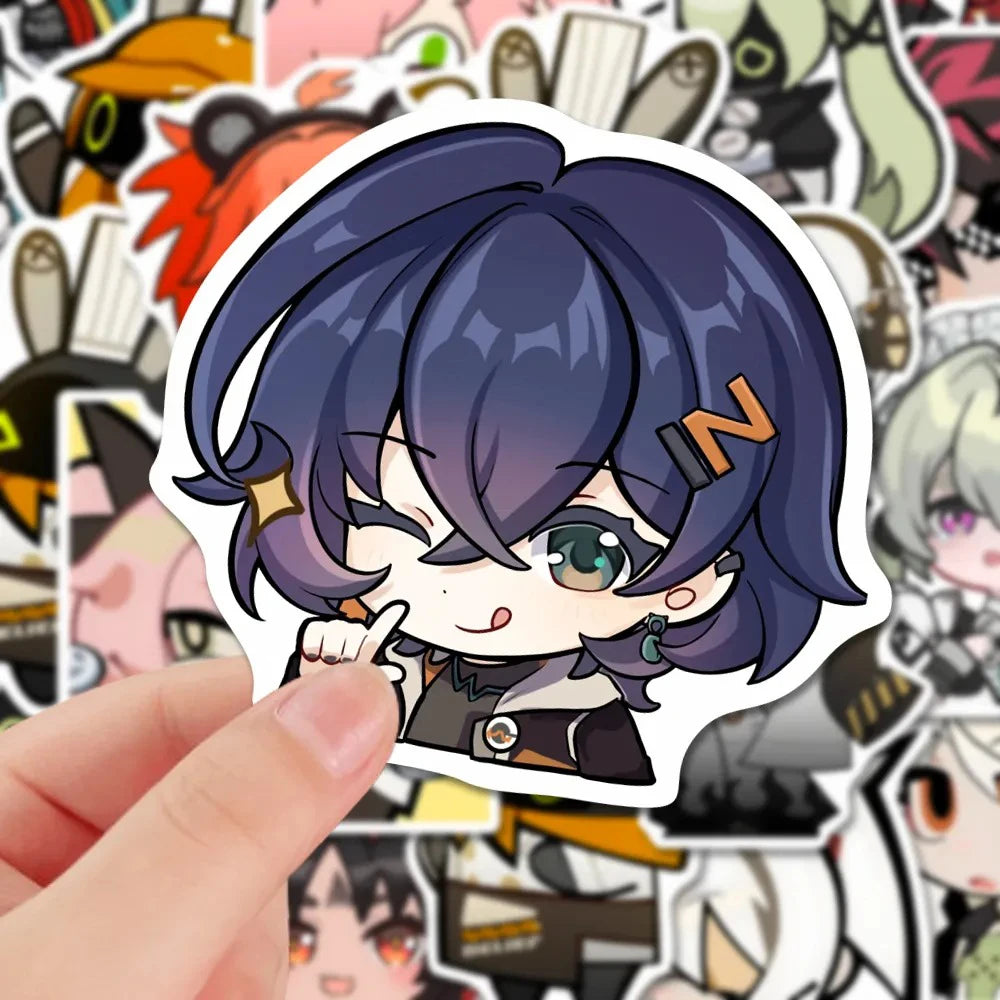 10/30/54pcs Anime Game Zenless Zone Zero Stickers Decals Skateboard Phone Laptop Motorcycle Waterproof Sticker Kids Classics Toy