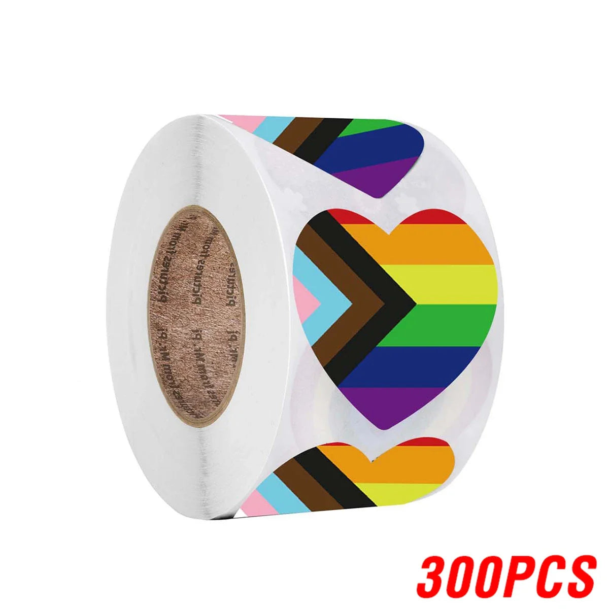 Heart Stickers: 100-500Pcs Wedding & Gift Labels
