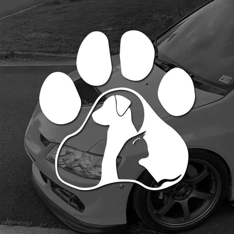 Animal Car Stickers: Dogs & Cats for Cars, Laptops, Walls