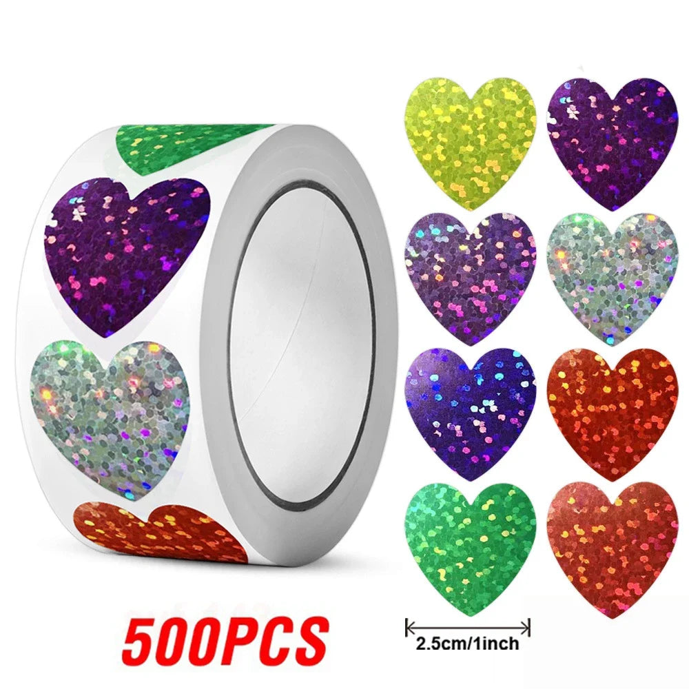 Star Stickers: 100-500pcs Party Decor & Gift Labels