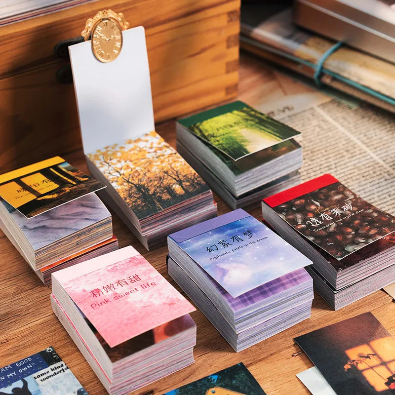 50 Sheets Season of Dreams Decorative Stickers for Scrapbooking, Journal, Planner