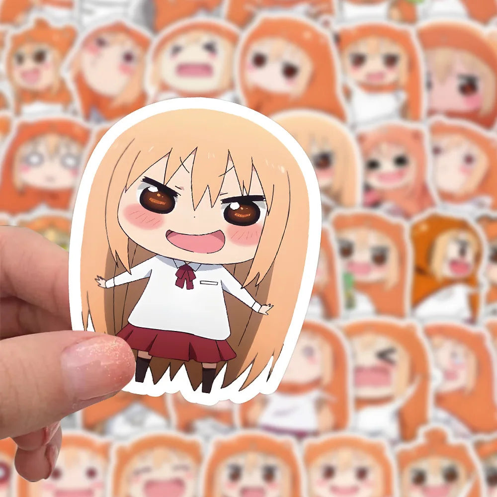Umaru Anime Stickers: Laptop, Luggage, Guitar, Bike Decals