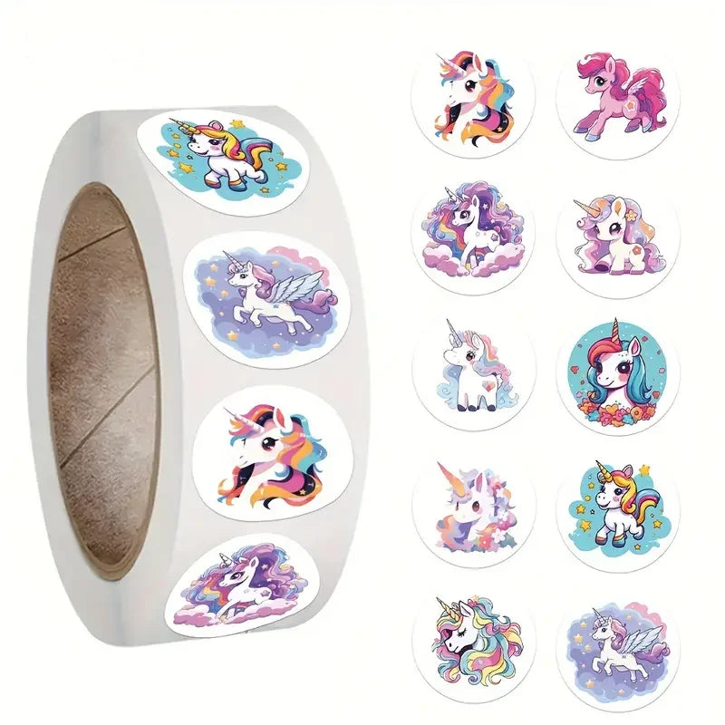Unicorn Animal Stickers: Kids Reward & Gift Decals