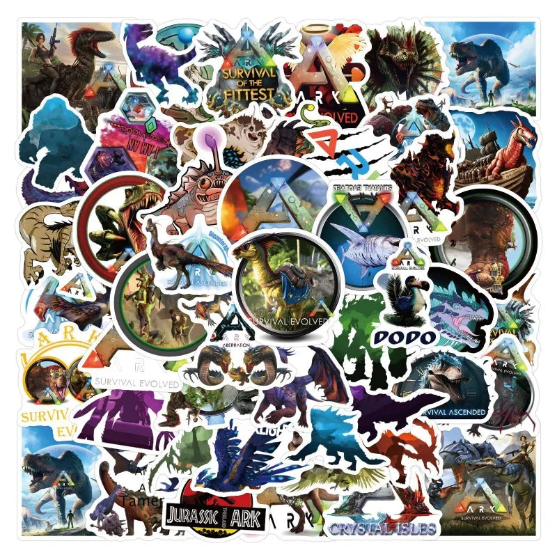 Ark Survival Evolved Stickers Pack for Laptop, Phone, Scooter, Notebook, Fridge