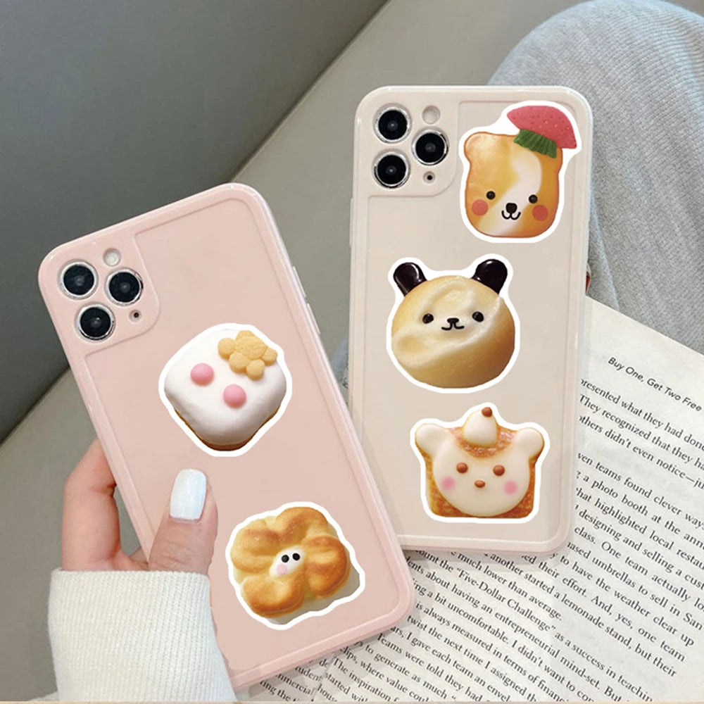 10/30/50PCS Cute Animal Cookie Stickers Funny Decals Toys DIY Notebook Phone Guitar Luggage Bike Kids Toys Cartoon Sticker Gift