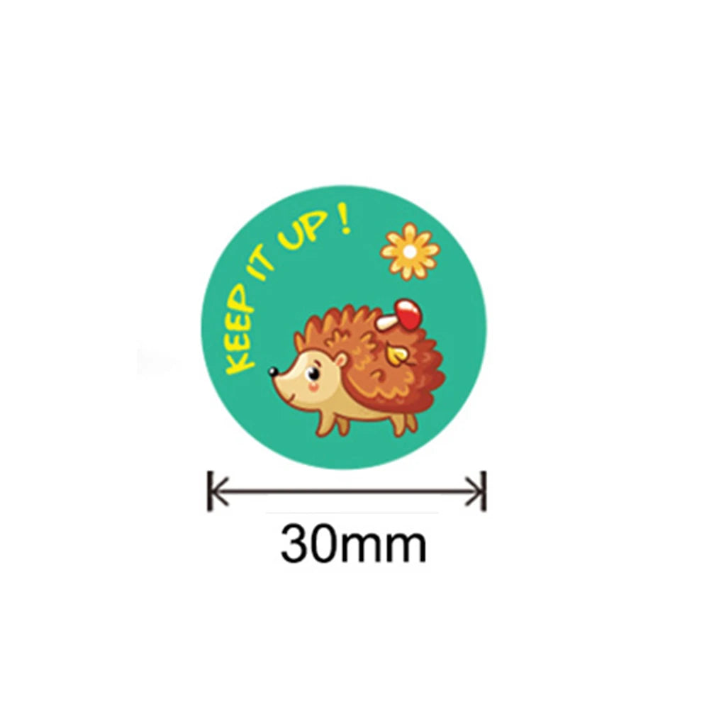 100-300pcs Animal Cartoon Stickers For Kids School Teacher Reward Stickers Classic Kids Toy Cute Stationery Supplies Label 