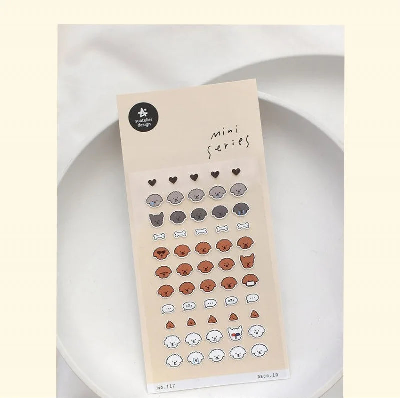 Suatelier Kawaii Stickers: Cute Food, Animals, Scrapbooking, DIY Journal Stationery