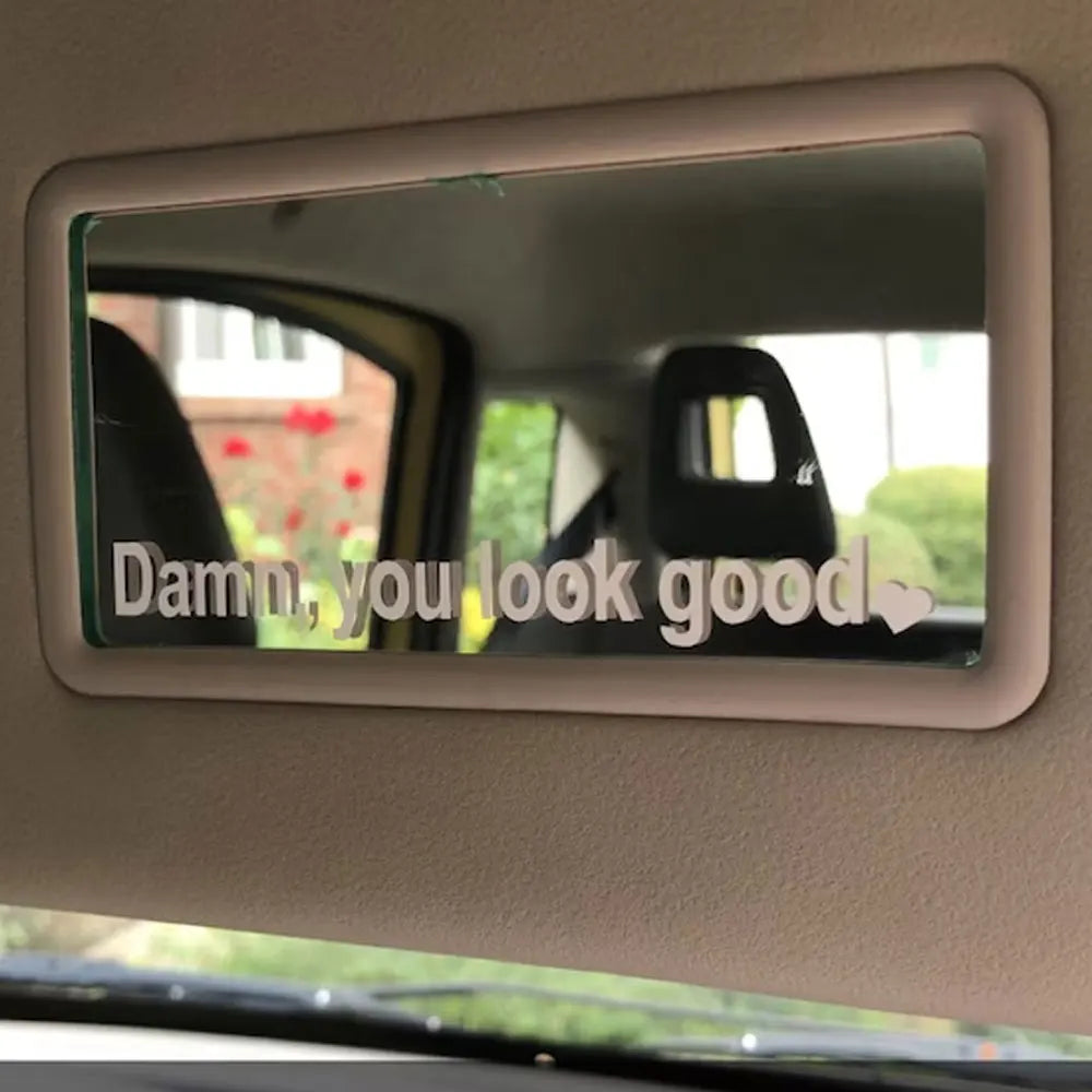 Car Mirror Decals: Stylish PVC Vinyl Stickers