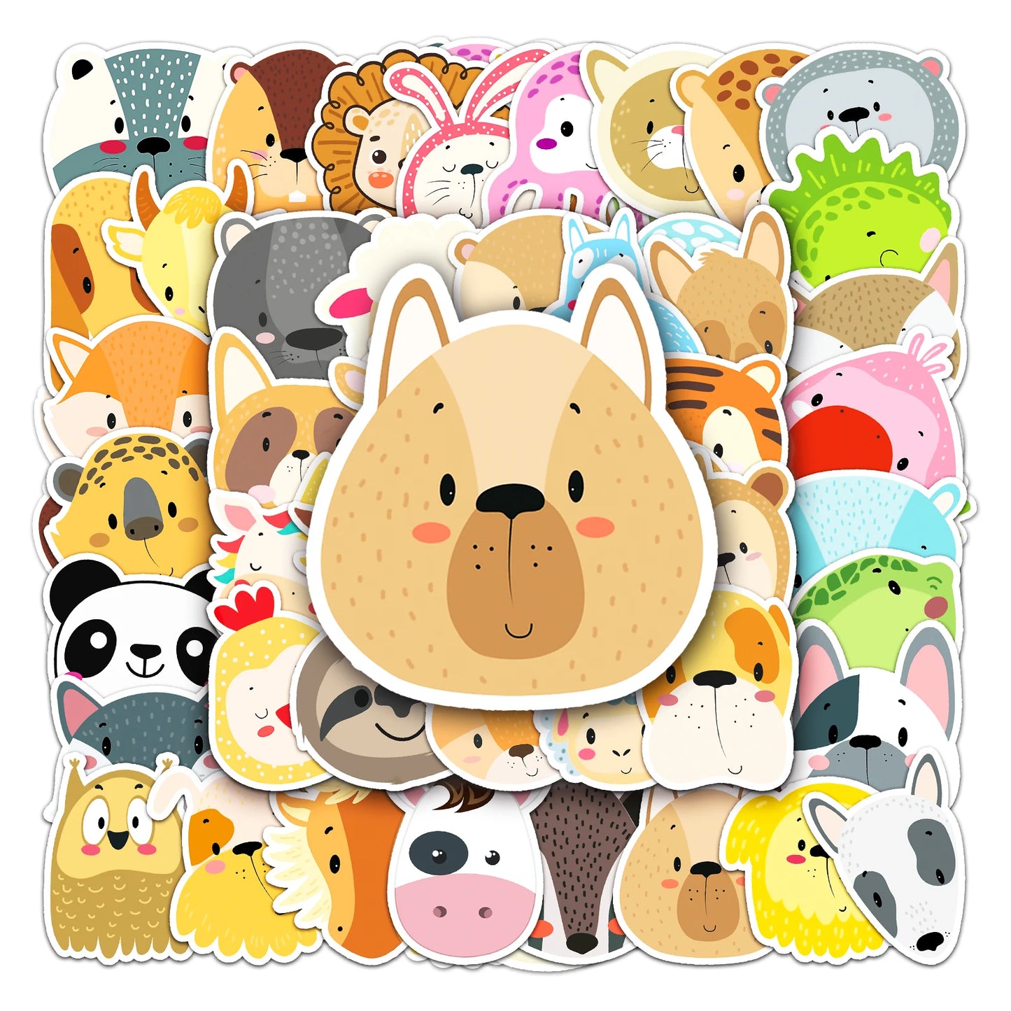 50Pcs Cute Waterproof Vinyl Stickers for Skateboard Snowboard