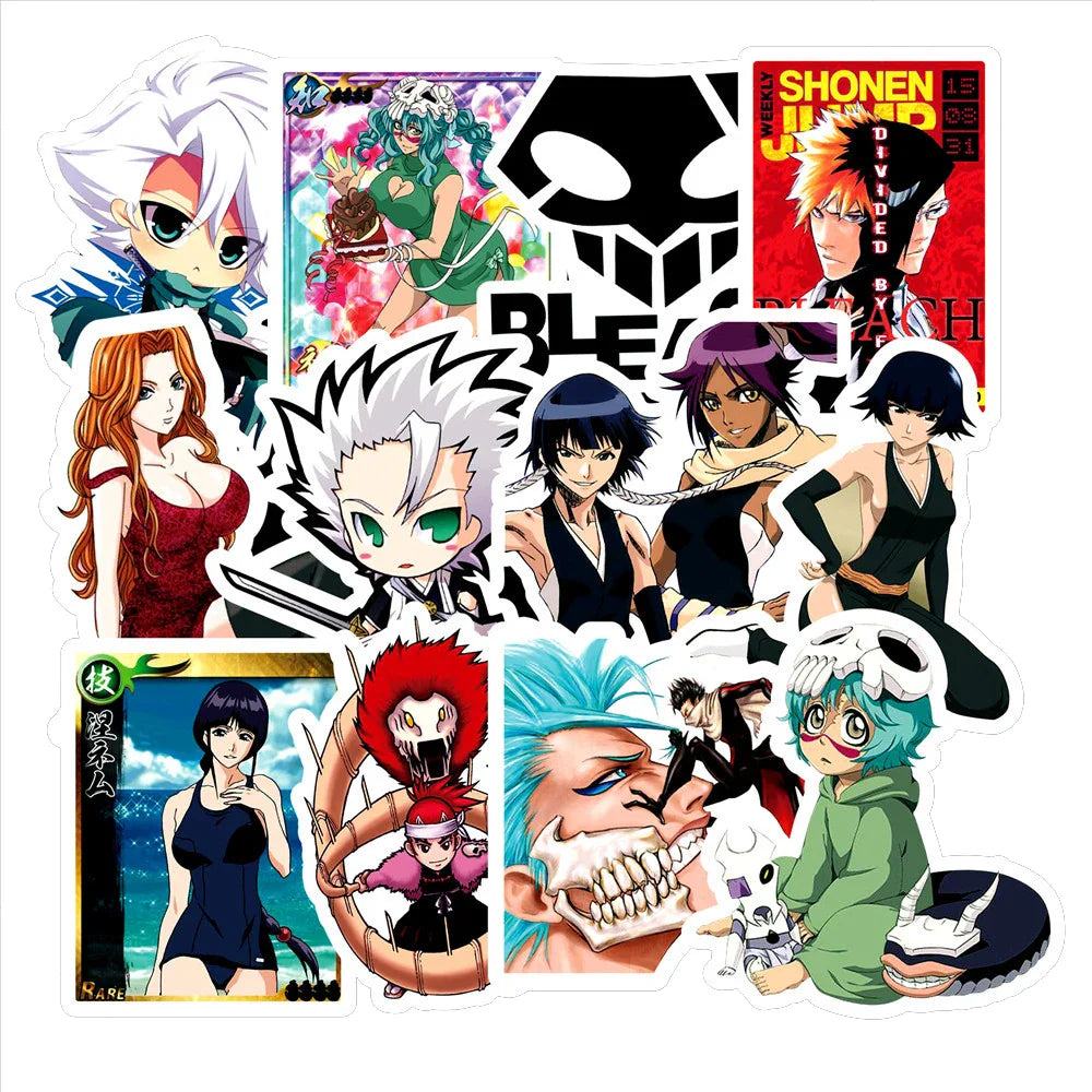Anime BLEACH Stickers Decals for Laptop Guitar Scrapbook Wholesale