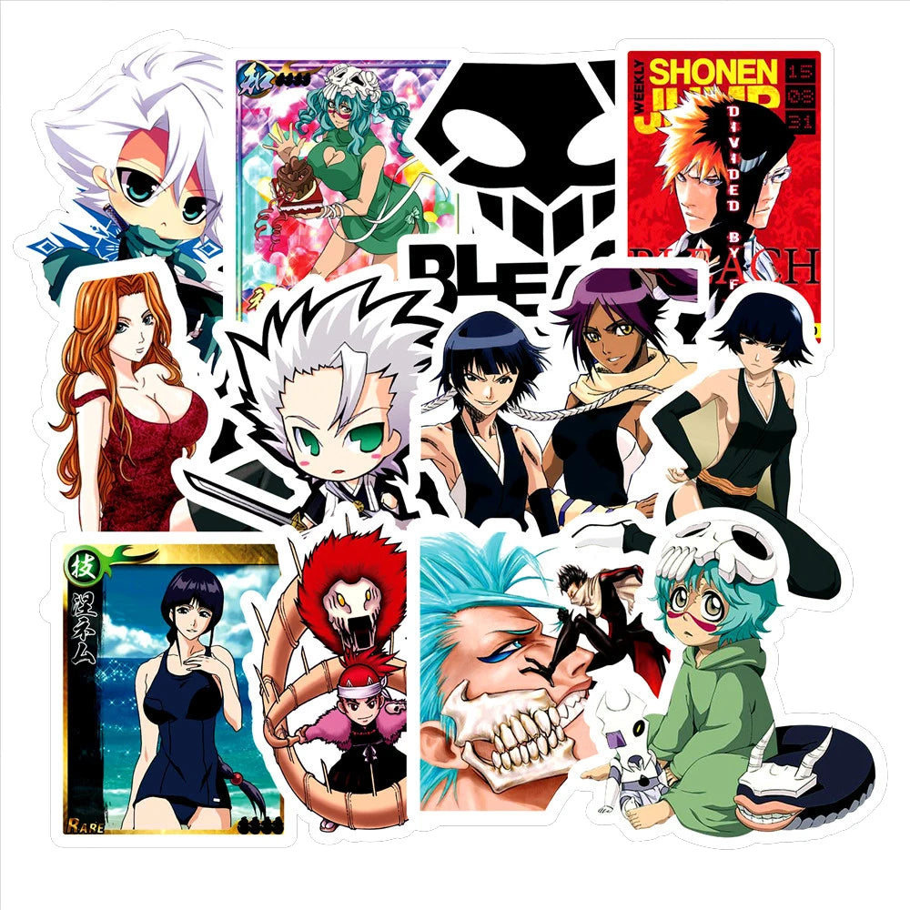 Anime BLEACH Stickers Decals for Laptop Guitar Scrapbook Wholesale