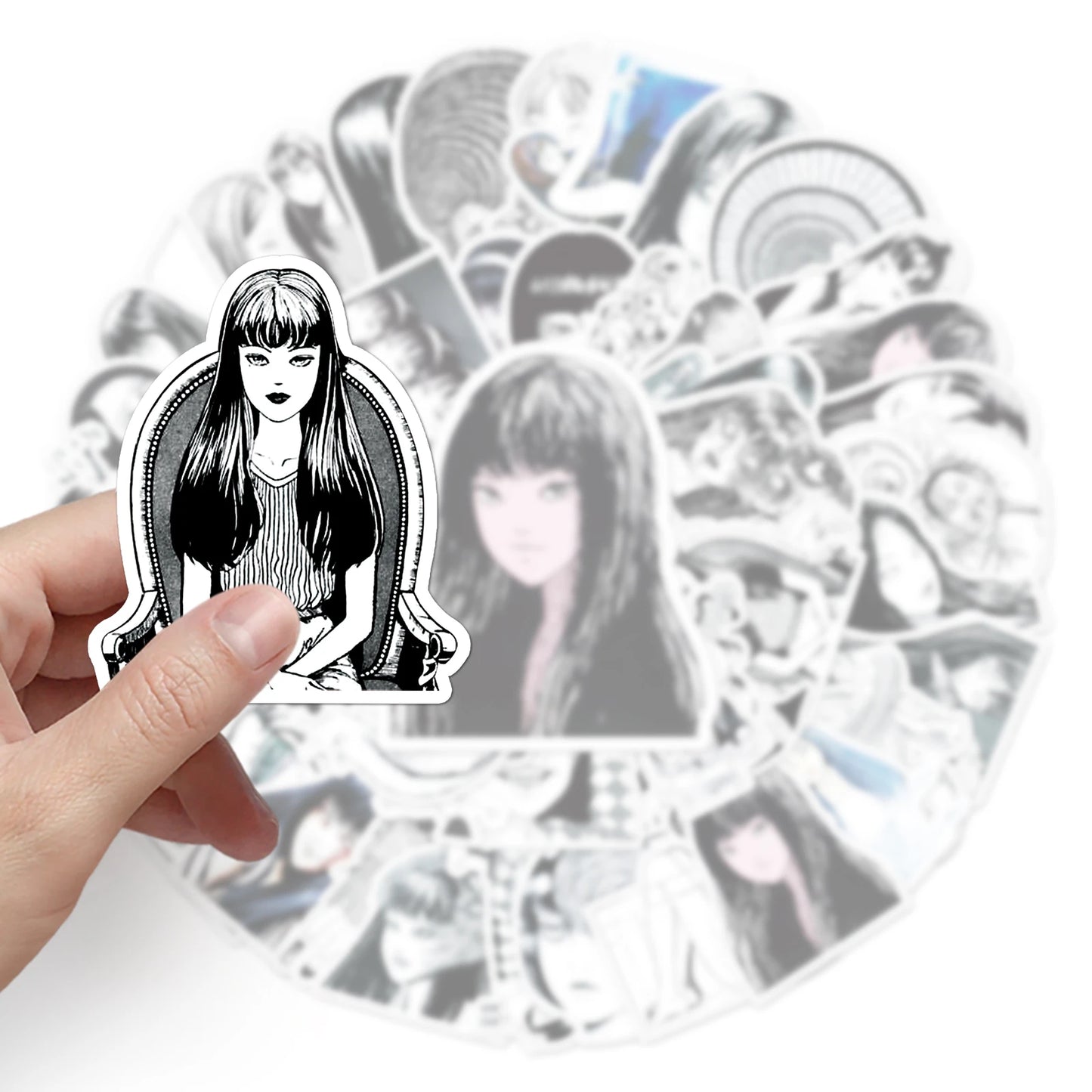 50Pcs Ugly Women Cartoon Waterproof Vinyl Stickers for Skateboard Snowboard