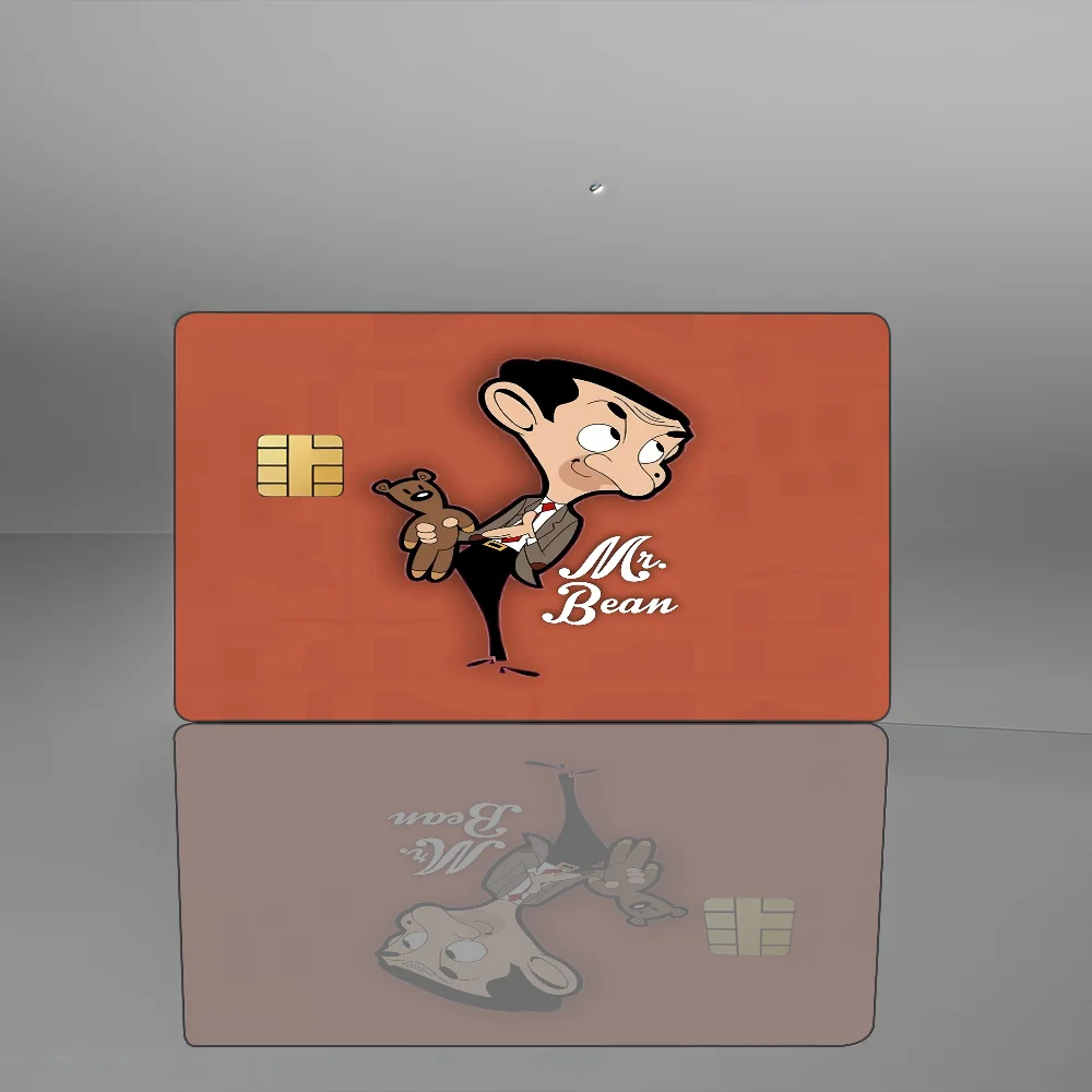Mr. Bean Cartoon Credit Card Waterproof Sticker