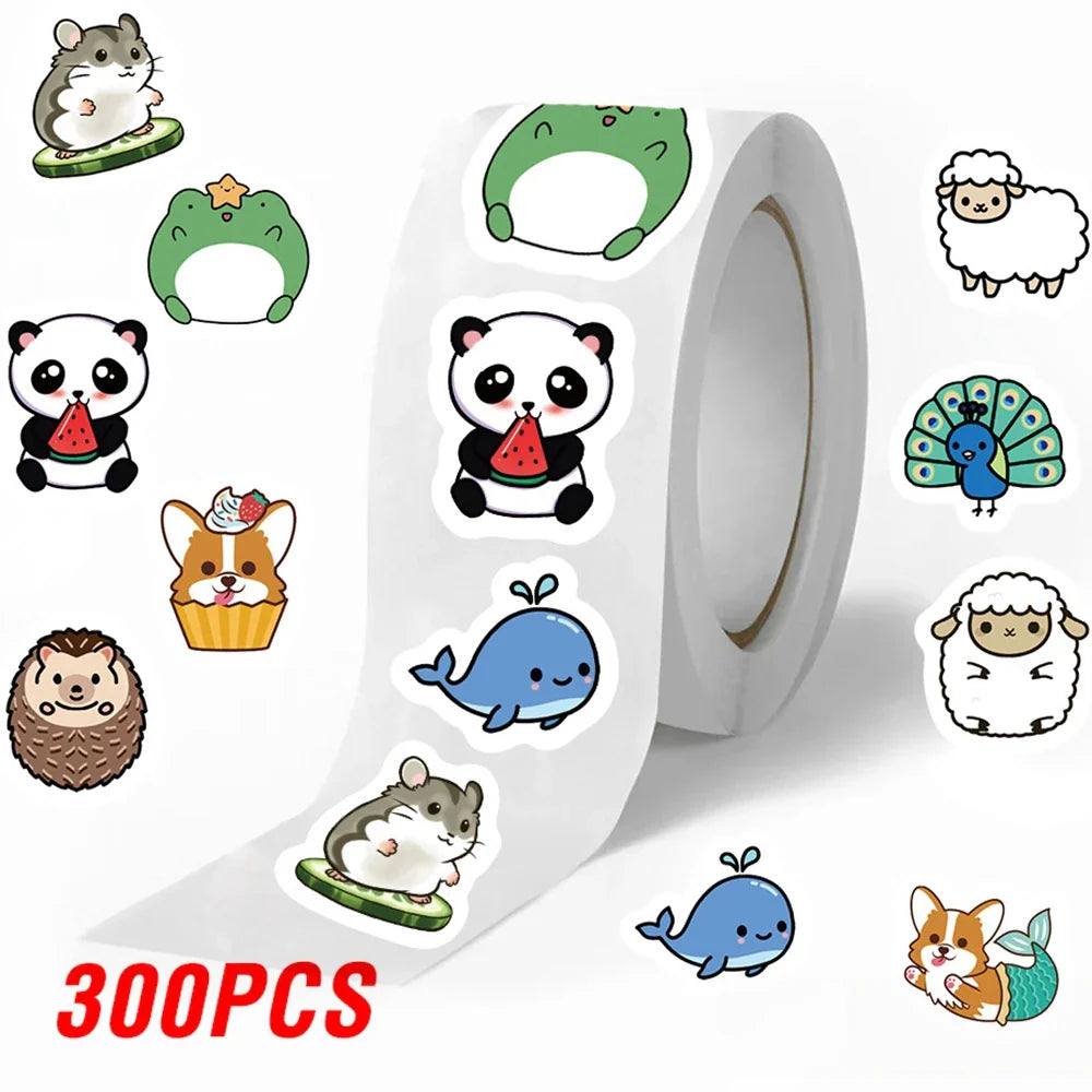 Animal Reward Stickers for Kids - Motivational School Decals