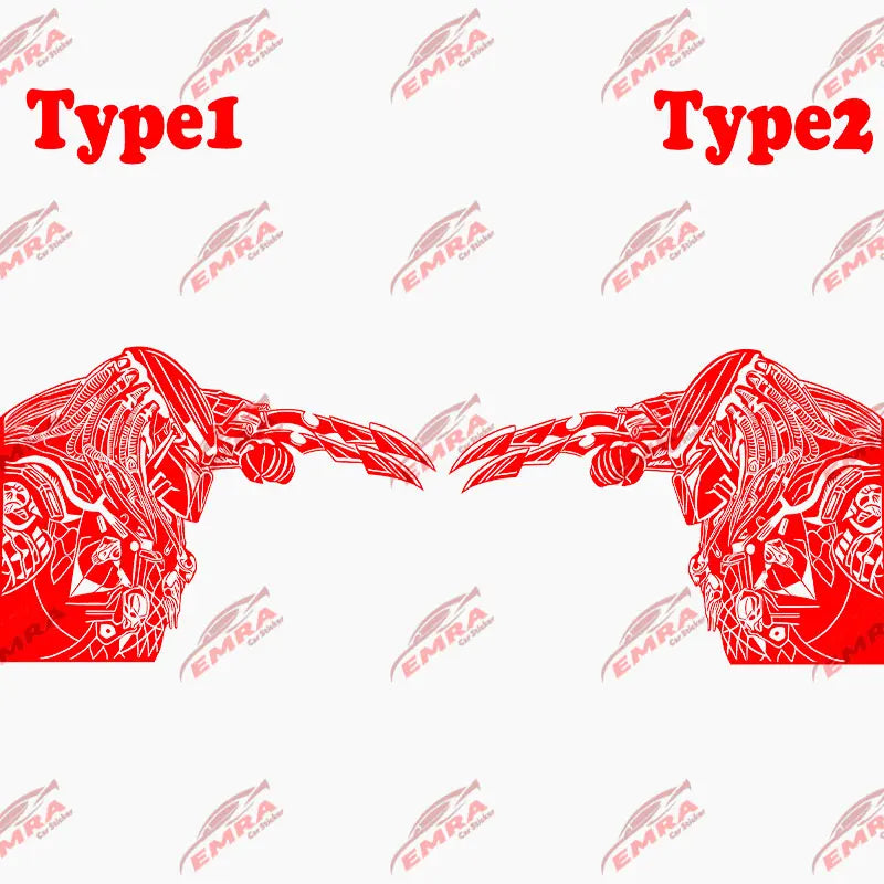 Monster Car Sticker Vinyl Decal - Large Predator Design