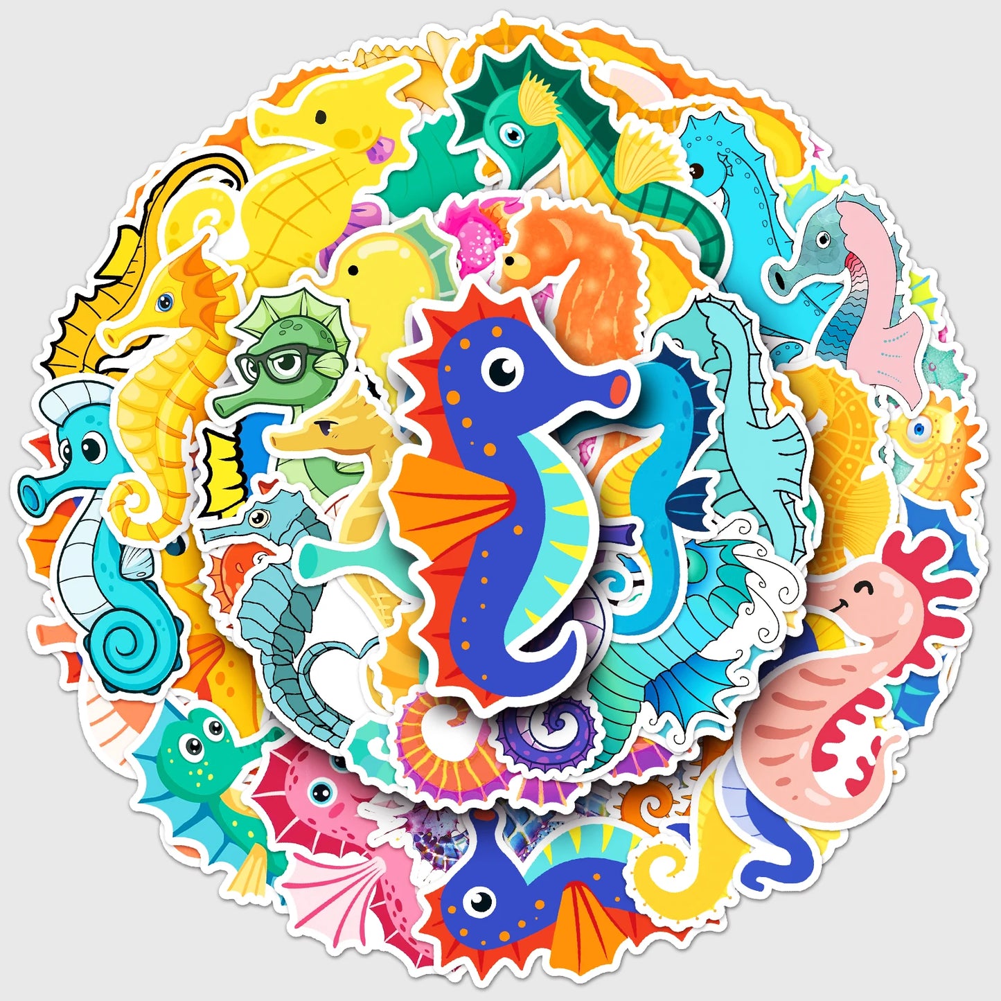 50Pcs Haima Cartoon Waterproof Vinyl Stickers for Skateboard Snowboard Decals