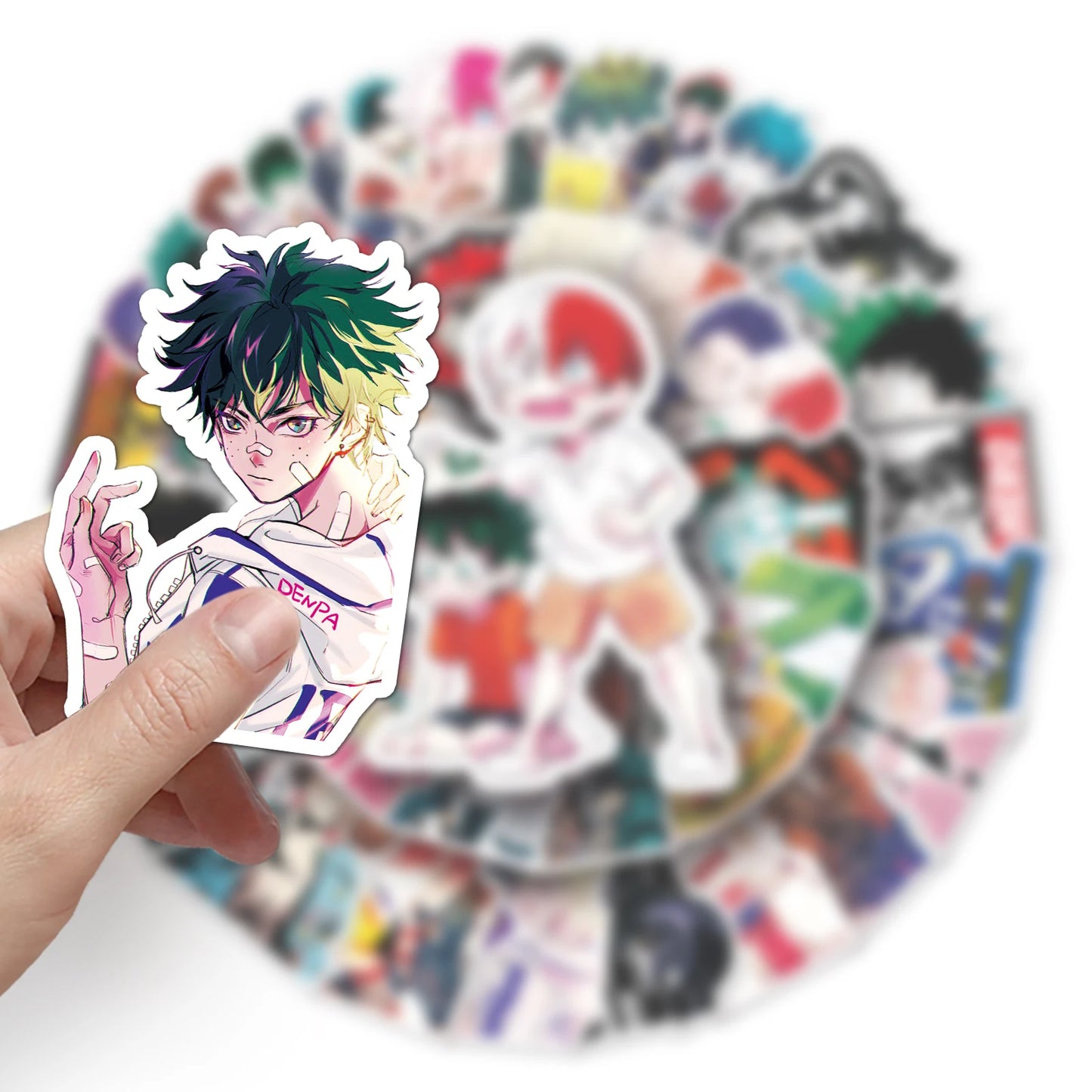 50Pcs Superpower Cartoon Waterproof Vinyl Stickers for Skateboard Snowboard Decals