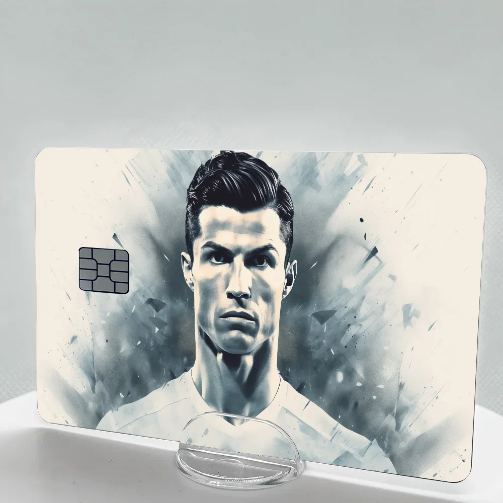 Cristiano Ronaldo Anime Bear Card Stickers Set (4 Pcs)