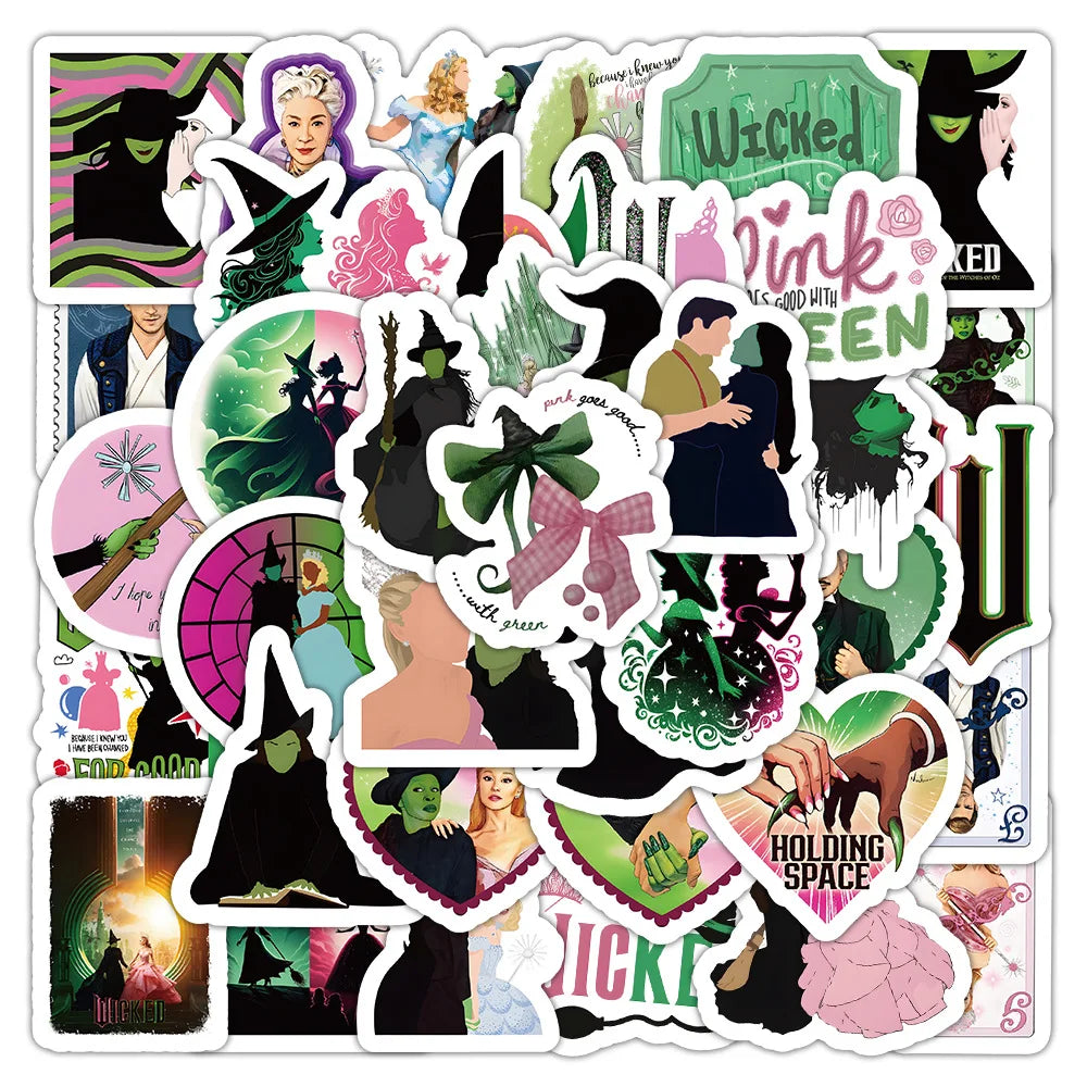 Cartoon Wicked Love Movie Stickers PVC Waterproof Skateboard Notebook Graffiti Toy 10/30/54PCS