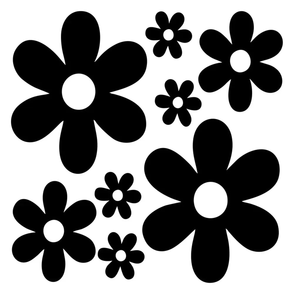 Car Sticker Flower Beautiful for Car Window Body Decoration Automobiles Motorcycles Exterior Accessories Vinyl Decals