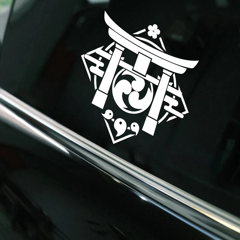 Inazuma Car Stickers: Durable Self-Adhesive Decals