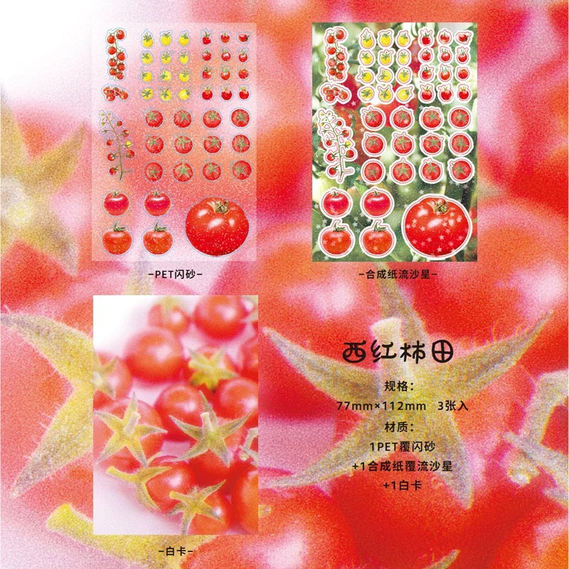 Y2K Glitter Japanese Stickers for Phone & Scrapbooking