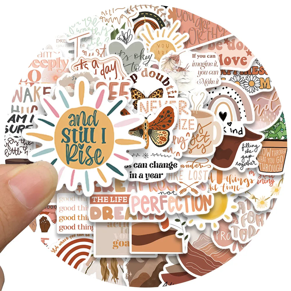 50pcs Funny Meme Dogs Stickers Water Bottle Pet Puppy Stickers Laptop Luggage Notebook Skateboard Waterproof Vinyl Car Decals