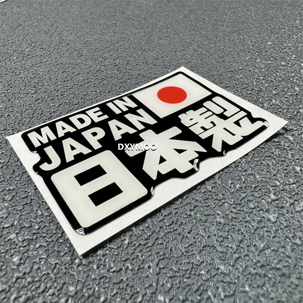 3D Crystal Car Sticker Japan Auto Bike Helmet Decal