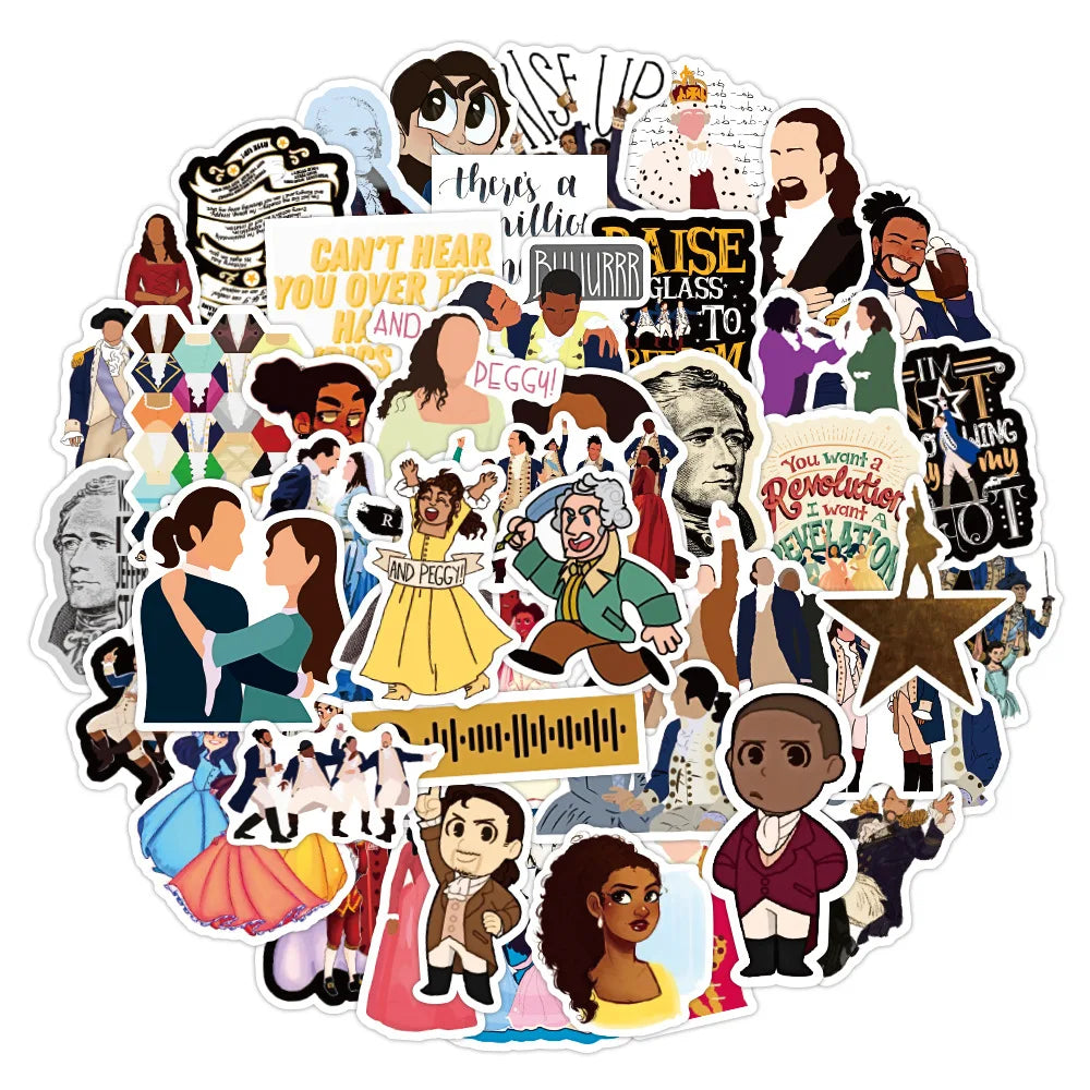 Hamilton Musical Sticker Packs