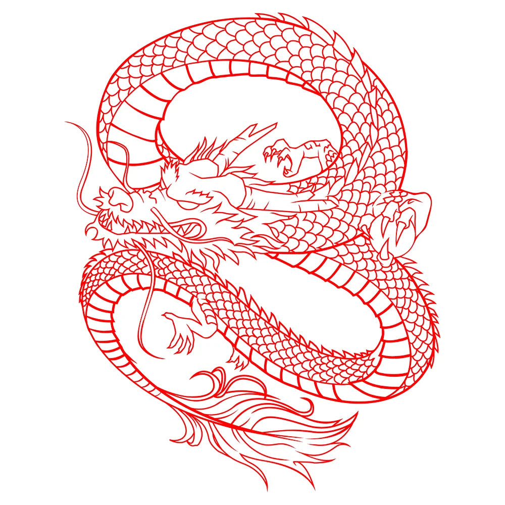 Dragon Anime Car Sticker Waterproof Vinyl Decal