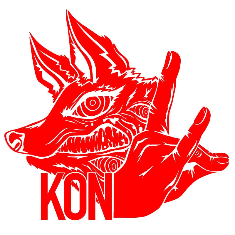 Holographic Wolf Hand Car Window Vinyl Decal Sticker