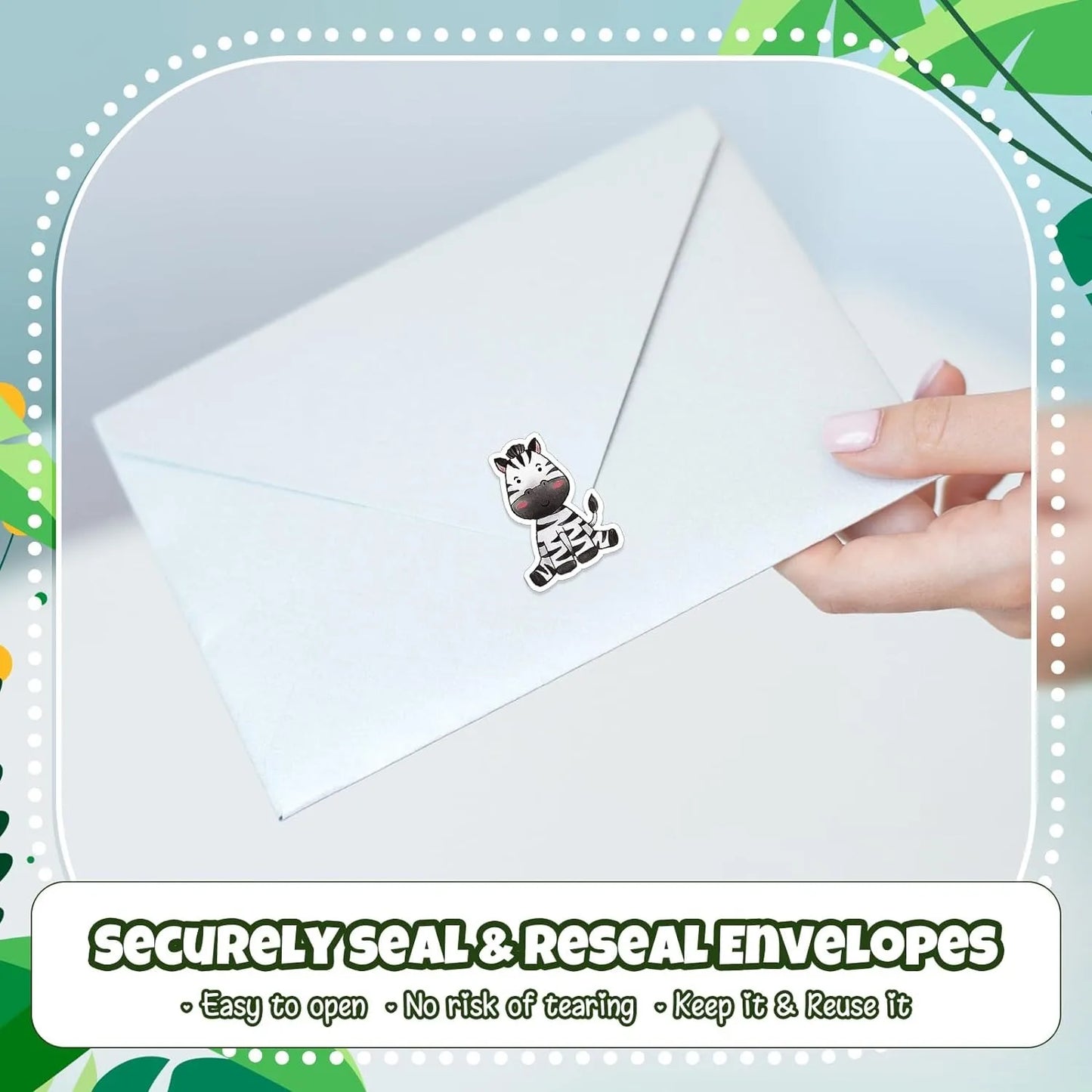 100-500pcs Animals Cartoon Reward Label Sealing Thank You Sticker Stationery DIY Decoration Scrapbooking School Supplies